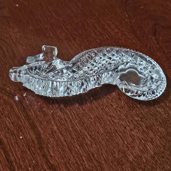 2004 NEW IN BOX CLASSIC WATERFORD LEAD CRYSTAL SEAHORSE CHRISTMAS ORNAMENT - Picture 7 of 12